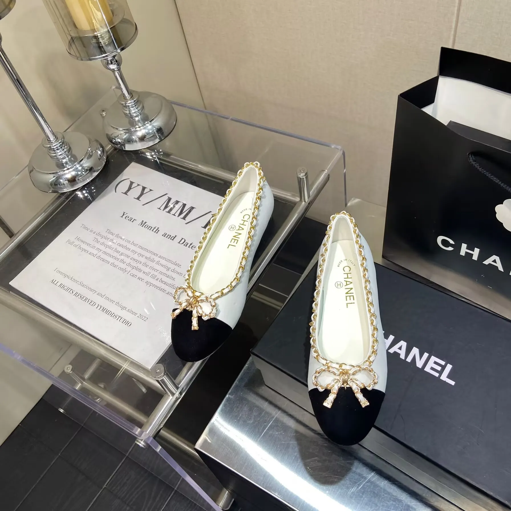 👟👟Ex-factory price 460👟👟 Women's Shoes Women's Clothing CHANEL Chanel 2025 Counter New Limited Edition New on Official Website World Premiere CHANEL Chanel 🔥50SS-Chain Mary Jane/CHANEL Beauty Shoes/chanel Shoe Control/chanel Mary Jane Little Red Book Be the first to log in Chanel counters hotly recommend new autumn and winter Mary Jane/shoe cabinet new products🌟 ➤ Original mold opening and purchasing version ➤ Imported cowhide ➤ Foot pad sheepskin ➤ Private film genuine leather outsole ➤ Full set of counter packaging Size: 35-41 40 41 Customized, non-refundable and non-exchangeable